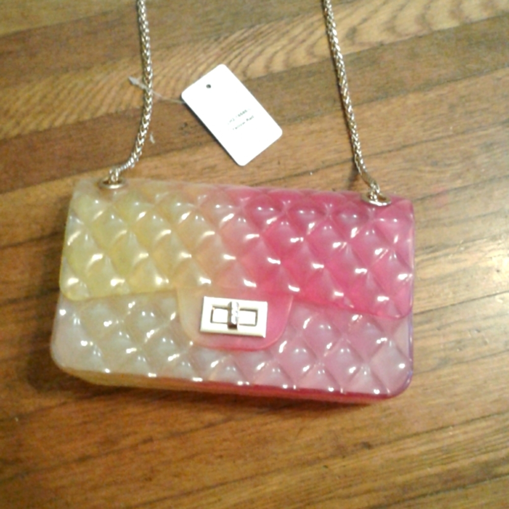 Women shoulder strap jelly bag